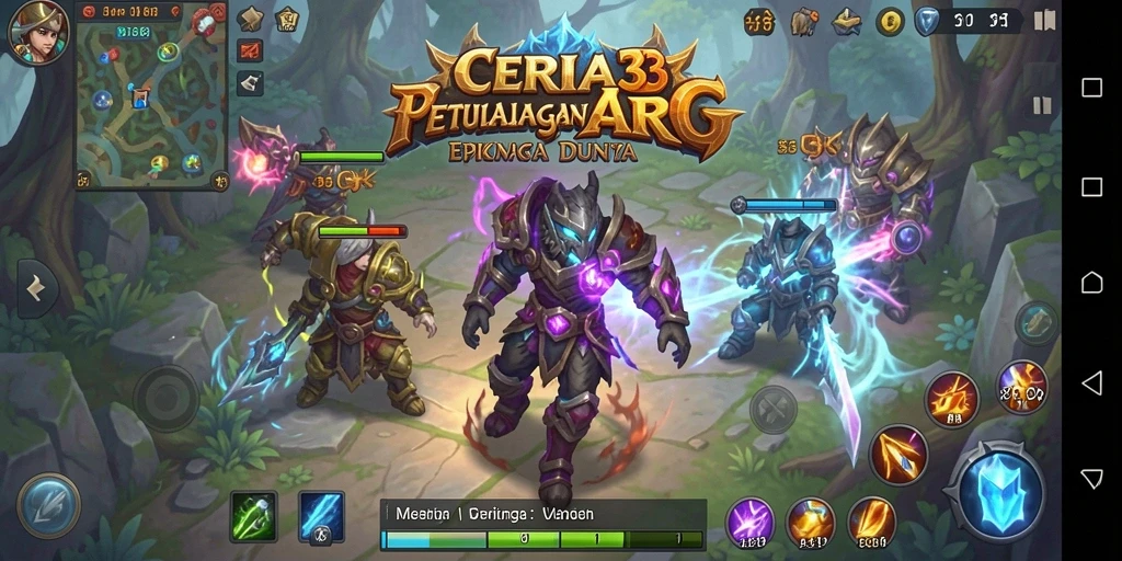 Gameplay menarik dalam dunia fantasi ARPG yang penuh petualangan.