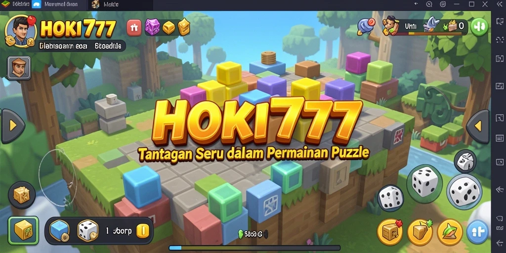 Screenshot HOKI777 menampilkan gameplay puzzle yang menarik dan menantang.