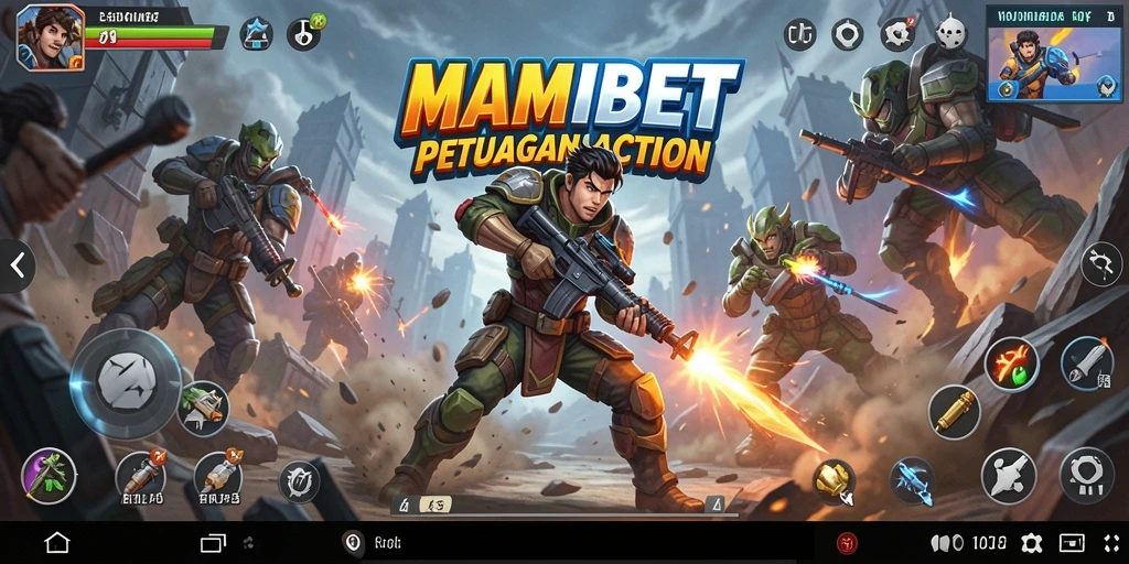 Tampilan seru dari gameplay MAMIBET yang penuh aksi.