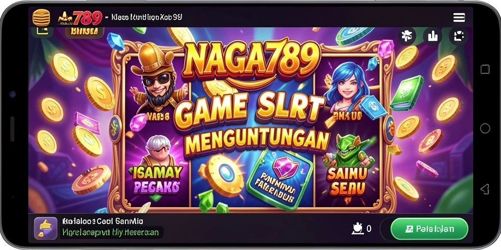 Tampilan gameplay menarik dari NAGA789 dengan warna-warna cerah dan efek visual yang memukau.