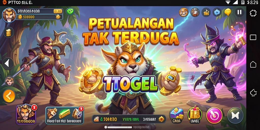 Tampilan gameplay PTTOGEL yang seru dan penuh tantangan.